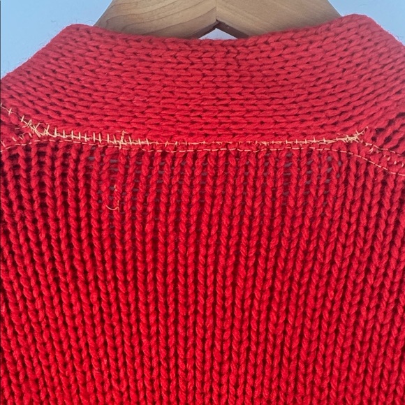 JIM THORPE Olympians High School Vintage 50’s Red Letterman Cardigan Sweater - Picture 8 of 15
